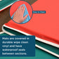 Folding Pillow Rest Mats, Set of 10 – Red/Green, view 4