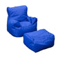 Kids Bean Bag Chair and Ottoman Set, view 16