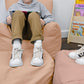 Kids Bean Bag Chair and Ottoman Set, view 4
