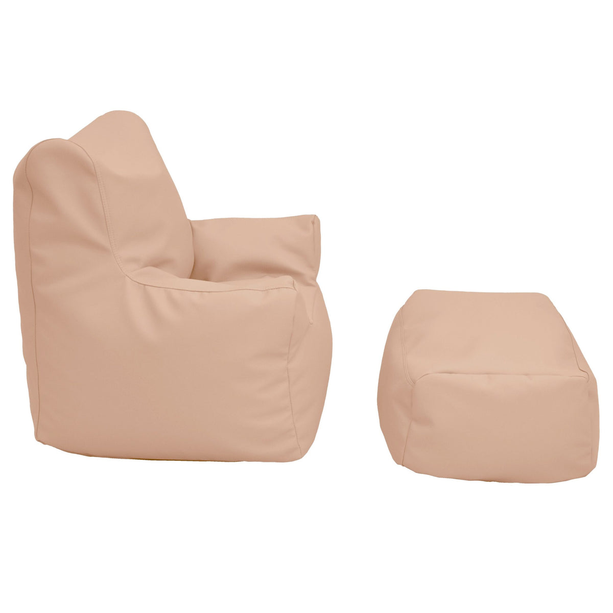 Kids Bean Bag Chair and Ottoman Set, view 10