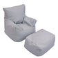 Kids Bean Bag Chair and Ottoman Set, view 12