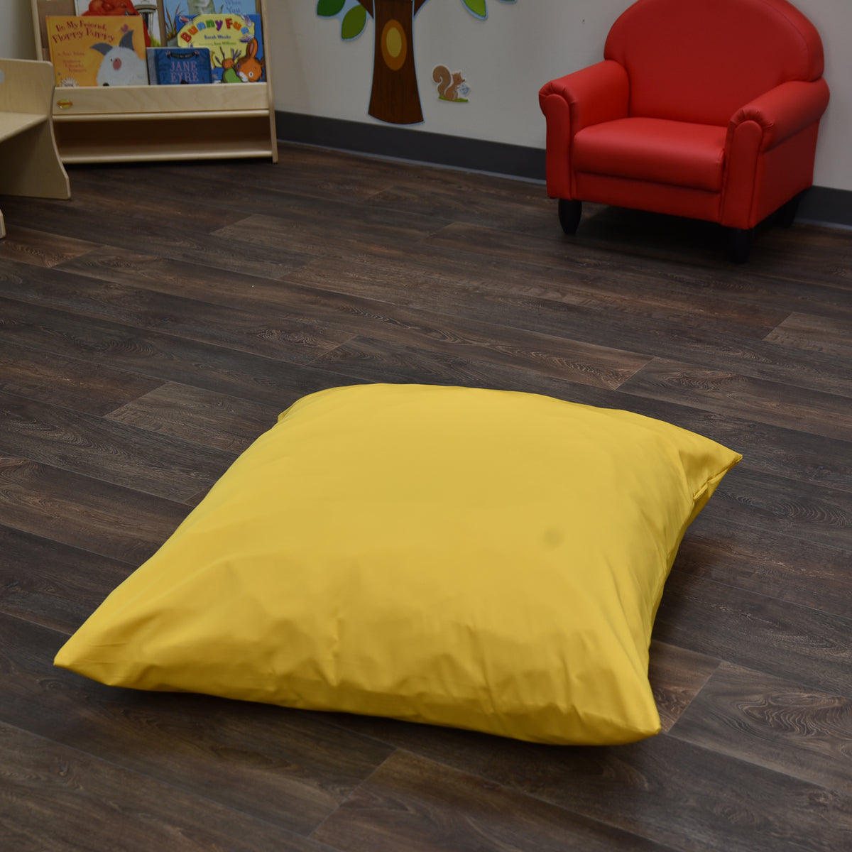 27" Extra-Large Floor Pillow – Yellow, view 7