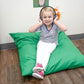 27" Extra-Large Floor Pillow – Green, view 2