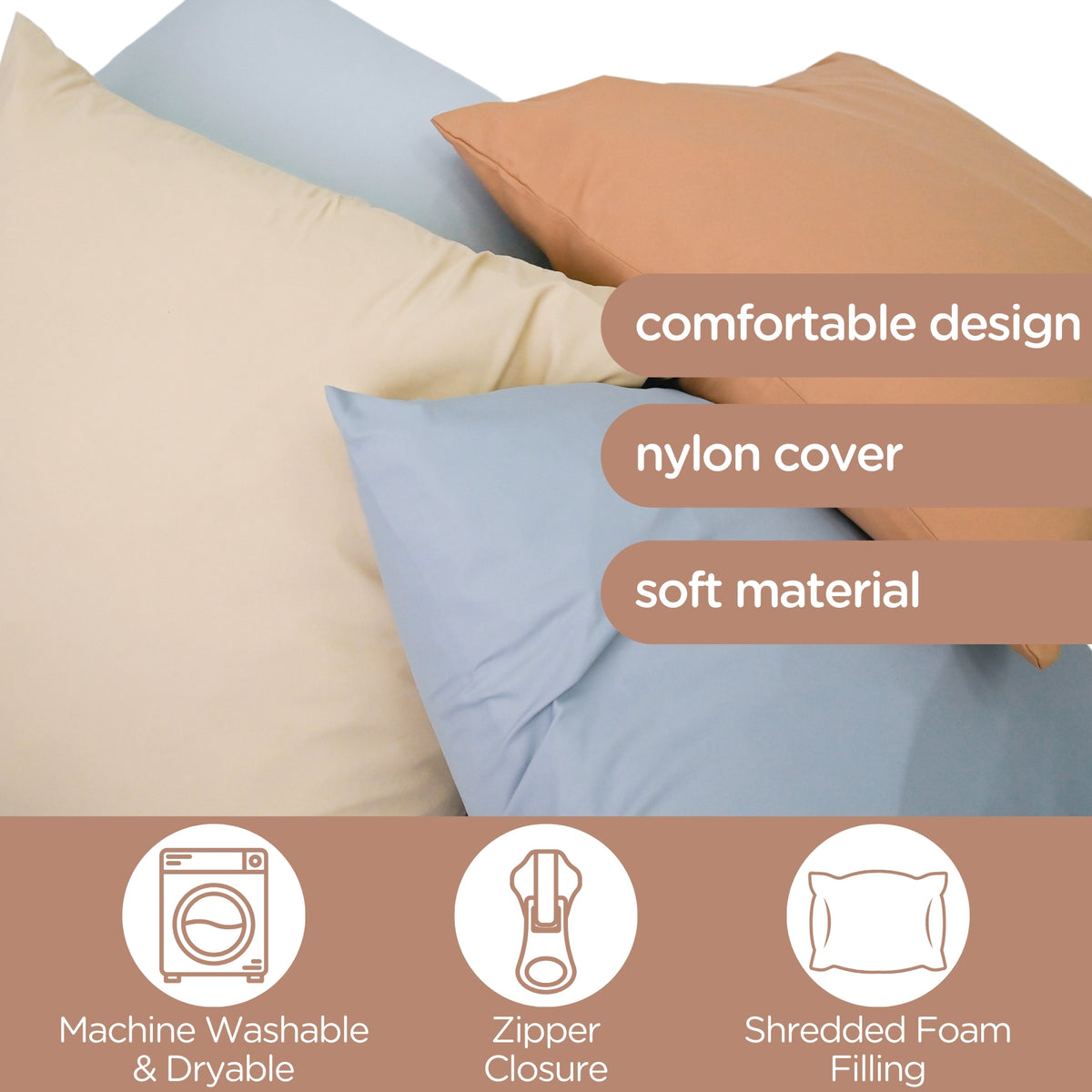27" Extra-Large Floor Pillows – Set of 4, view 5