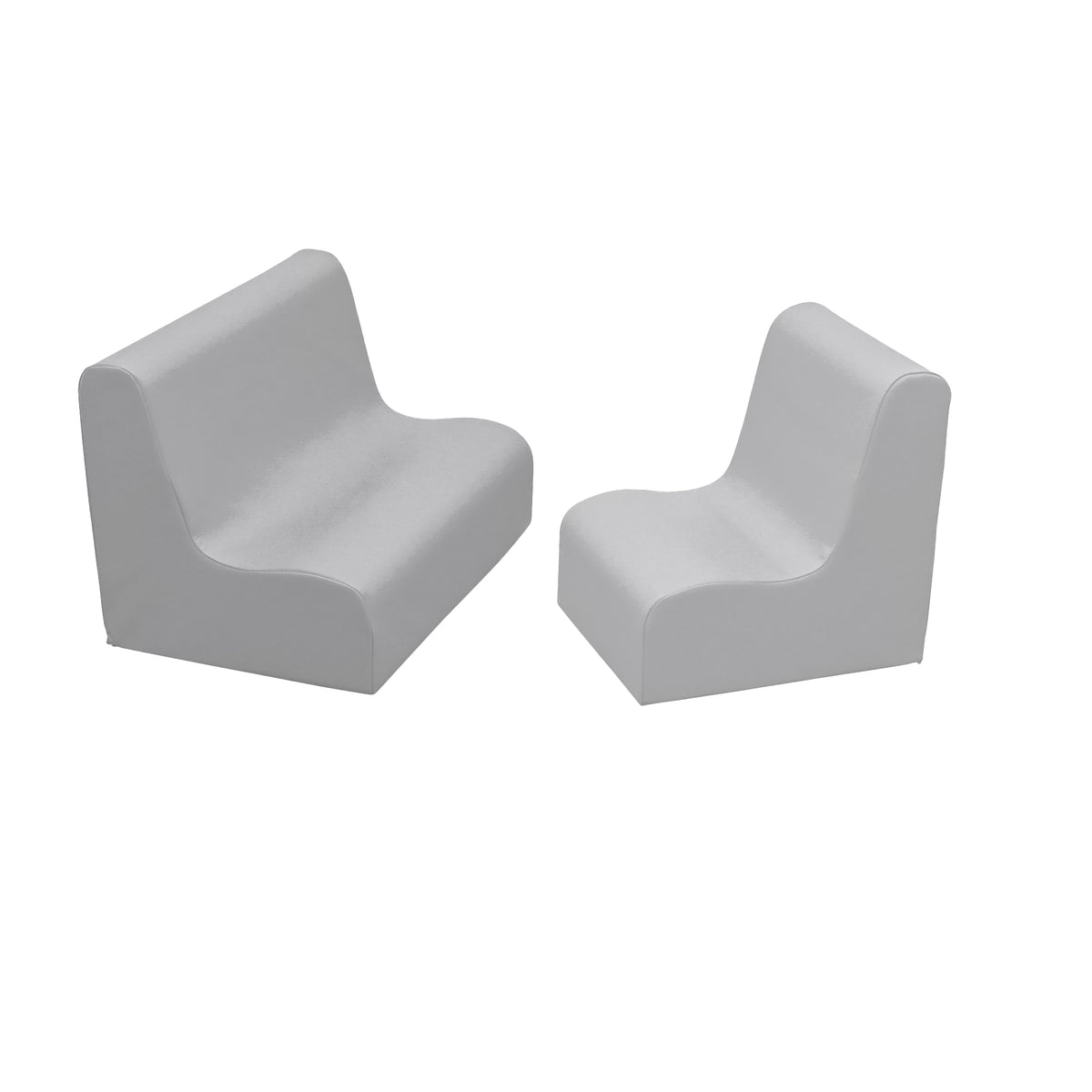 Soft Foam Toddler Chair and Loveseat Set, view 2