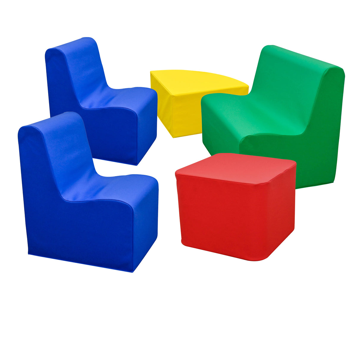 5-Piece Large Contour Foam Seating Set, view 2