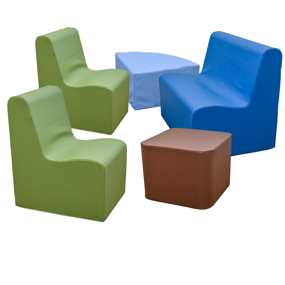 5-Piece Large Contour Foam Seating Set, view 4