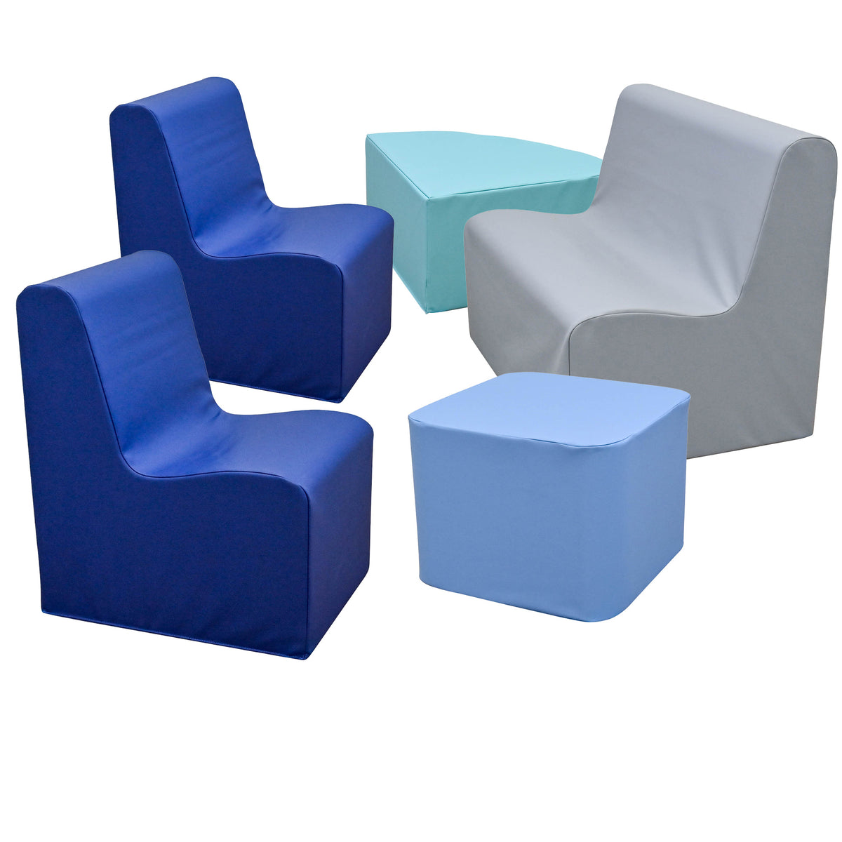 5-Piece Large Contour Foam Seating Set, view 3