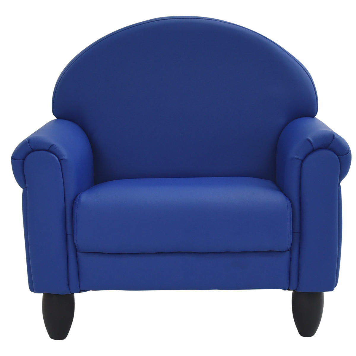 Kids Vegan Leather Chair and Sofa with Adjustable Legs, view 3