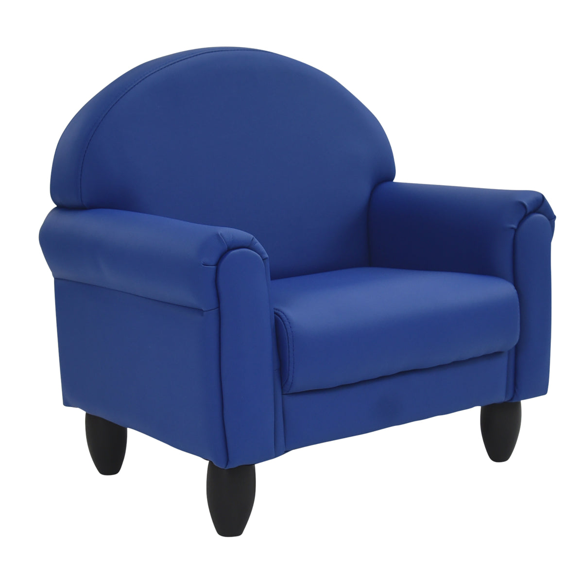 Kids Vegan Leather Chair and Sofa with Adjustable Legs, view 4