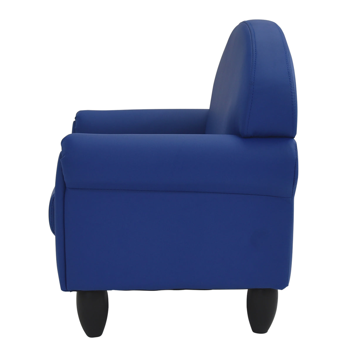 Kids Vegan Leather Chair and Sofa with Adjustable Legs, view 7