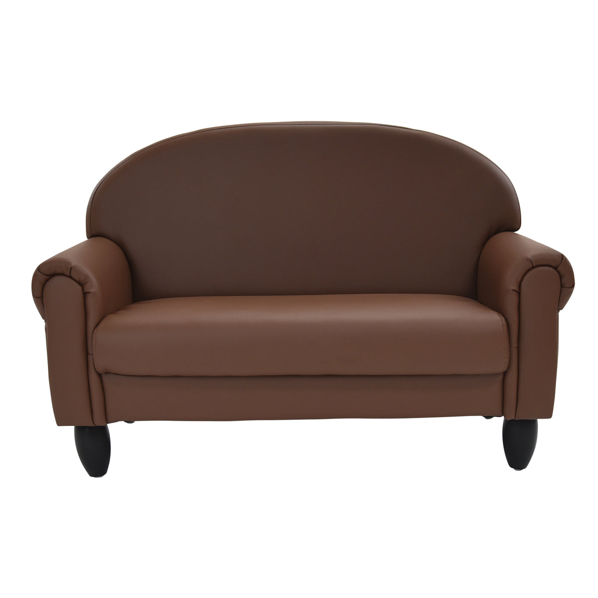 Kids Vegan Leather Chair and Sofa with Adjustable Legs, view 11