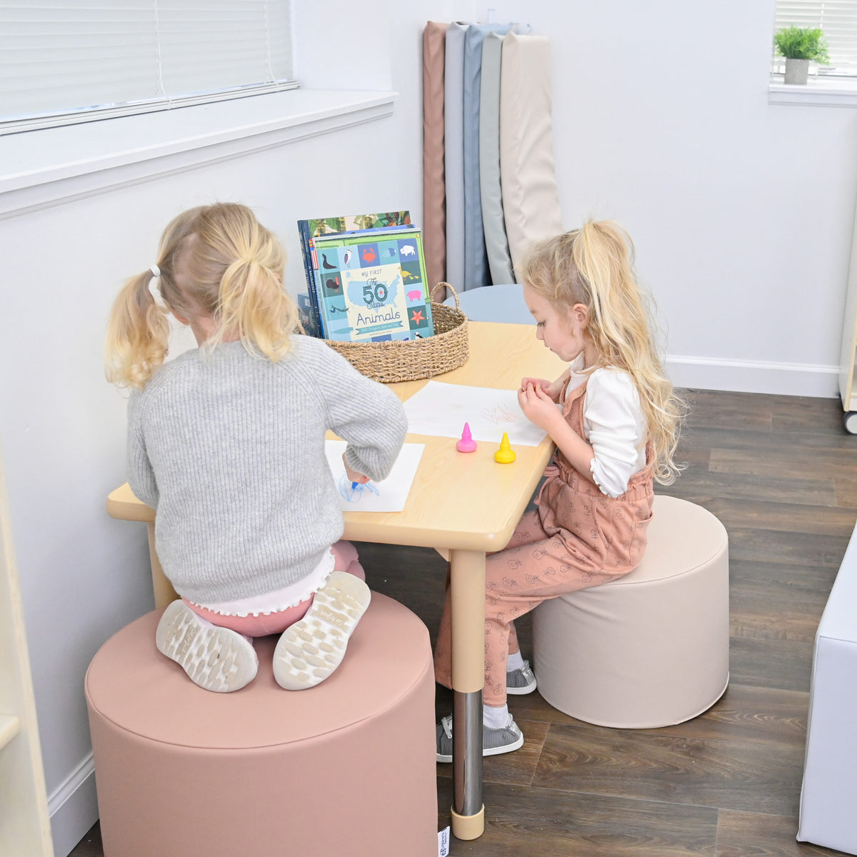 Three-Size Foam Ottoman Set, view 7