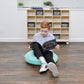 18" Round Floor Poufs with Handles – Set of 2, view 6