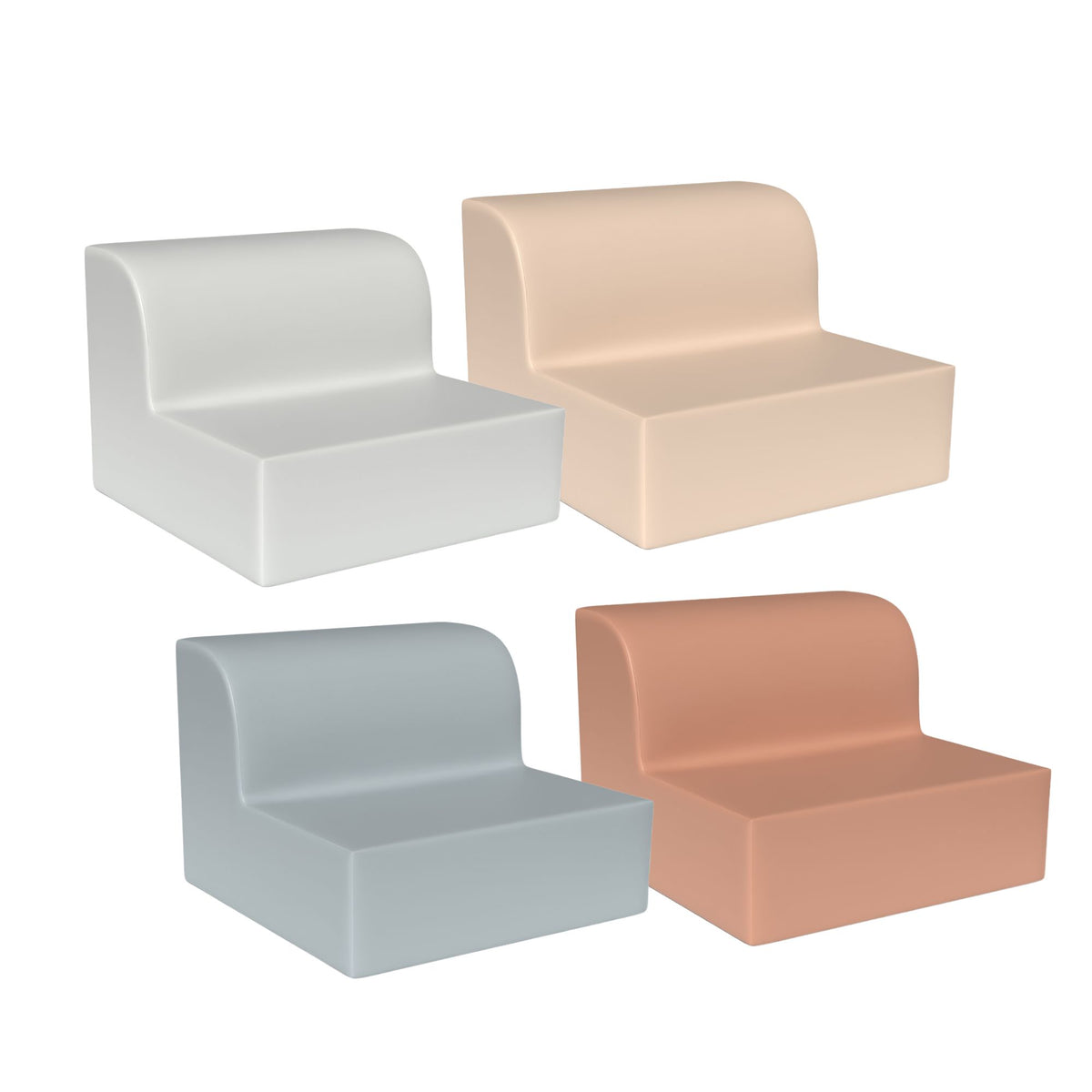Foam Reading Loungers, Set of 4