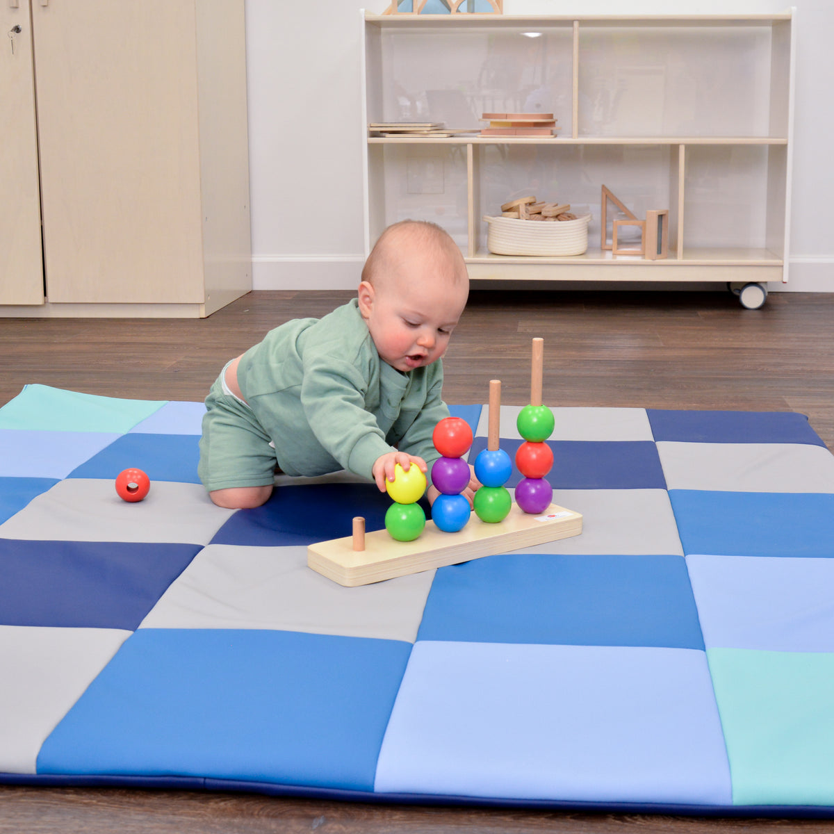 Patchwork Crawling Mat for Infants and Toddlers, view 9