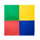Reversible Four Square Activity Mat, 5' x 5' – Rainbow