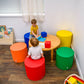 5-Piece Foam Ottoman Seating Set, view 8