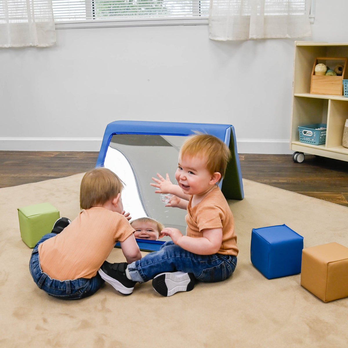 Infant Mirror Tent and Crawl Tunnel, Woodland Colors, view 4