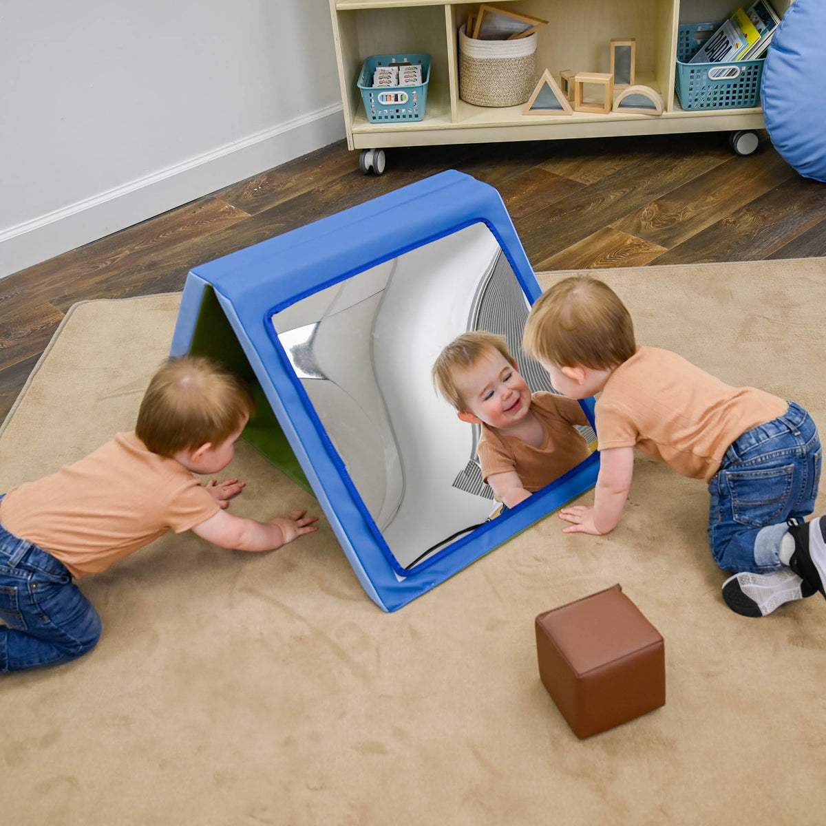 Infant Mirror Tent and Crawl Tunnel, Woodland Colors, view 5