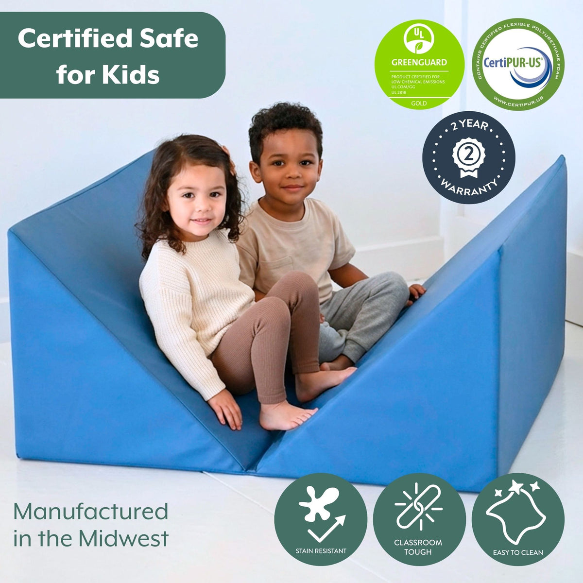 Double Foam Climber Lounger – Deep Water, view 4