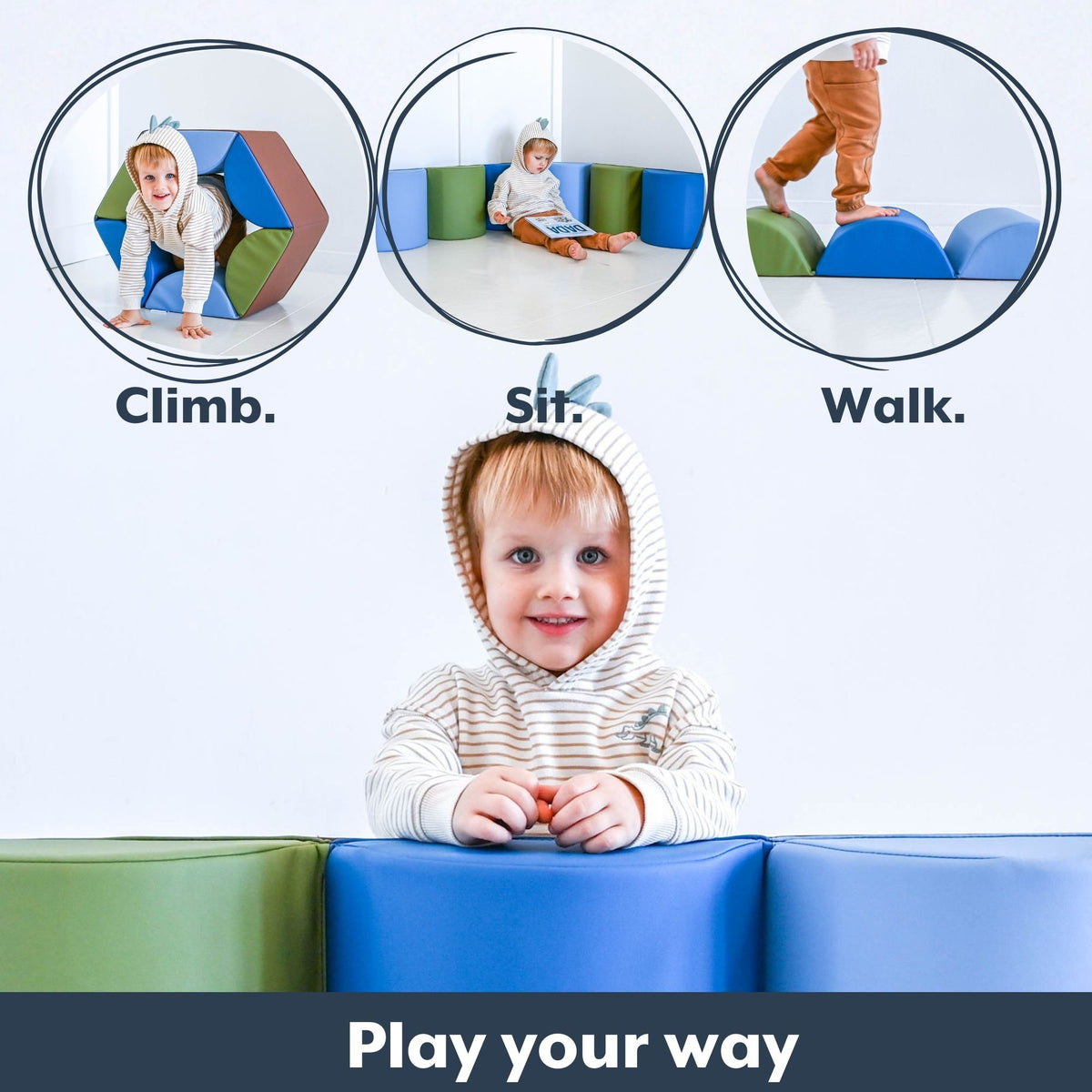 Soft Foam Sensory Path – Woodland, view 4