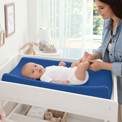 Curved Baby Changing Pad – Blue