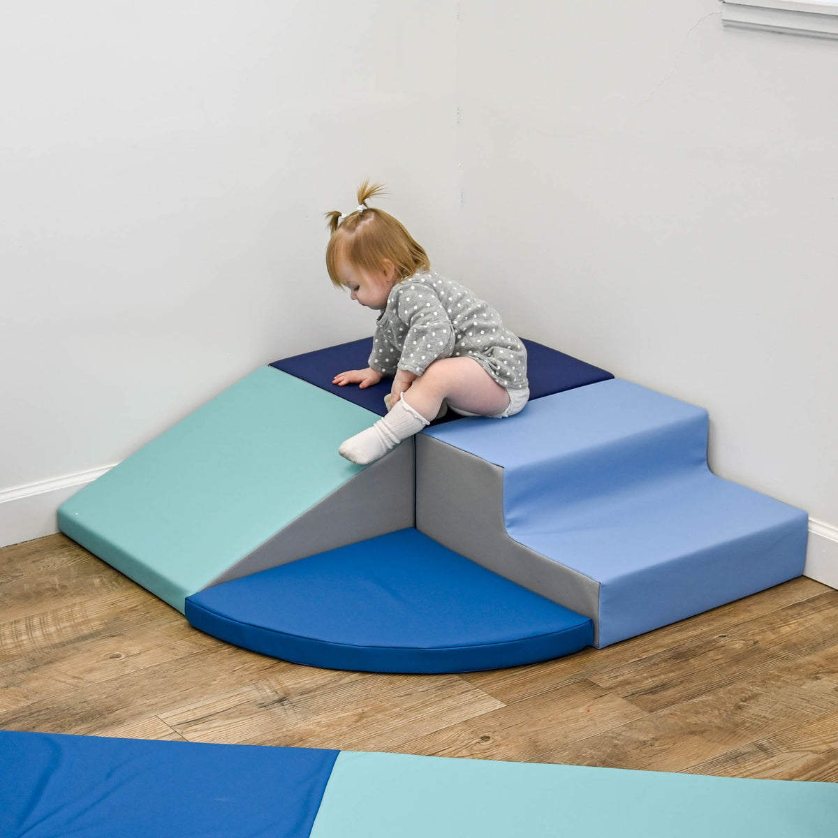 Four-Piece Toddler Corner Climber Set, view 9