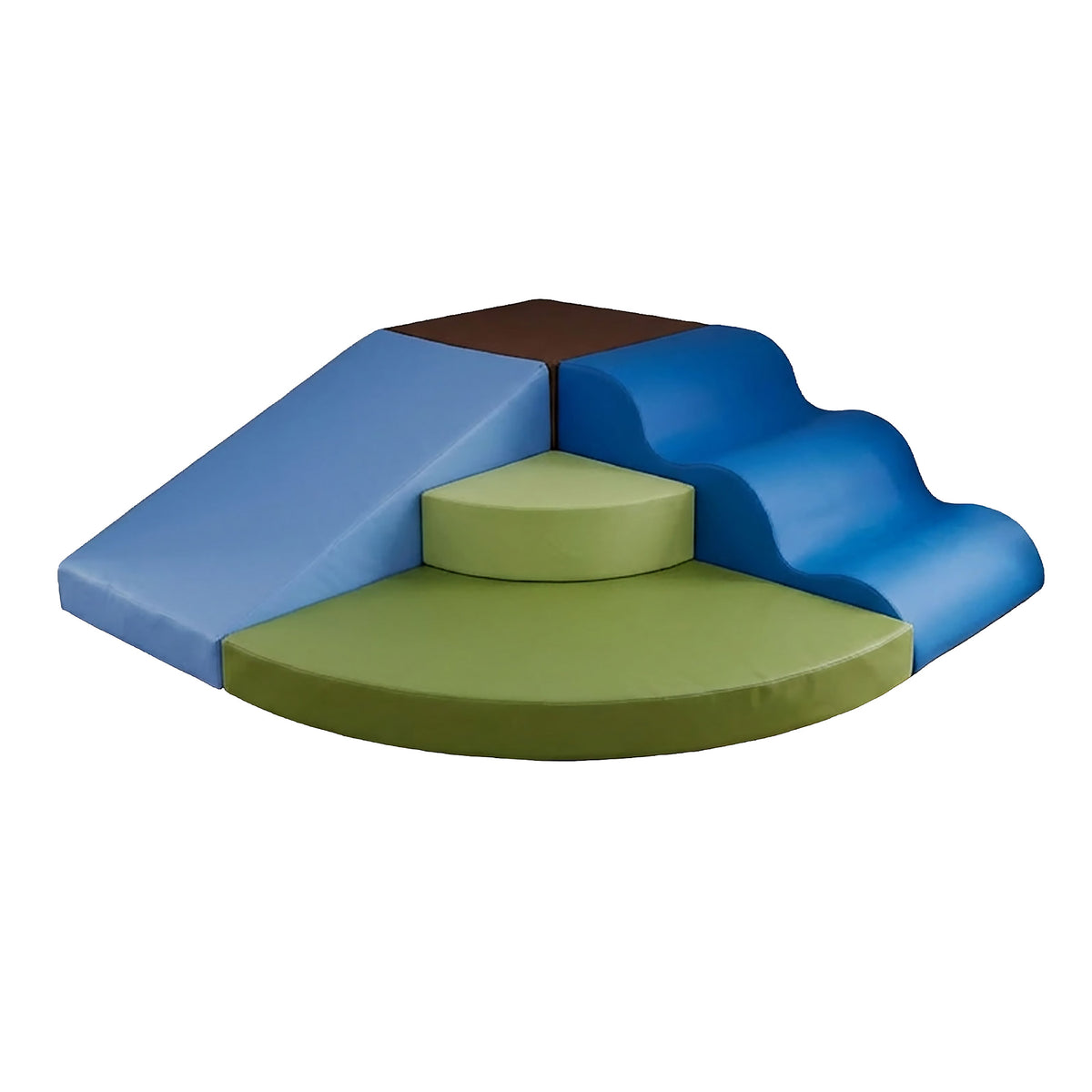 Large Corner Soft Play Climber with Slide, view 10