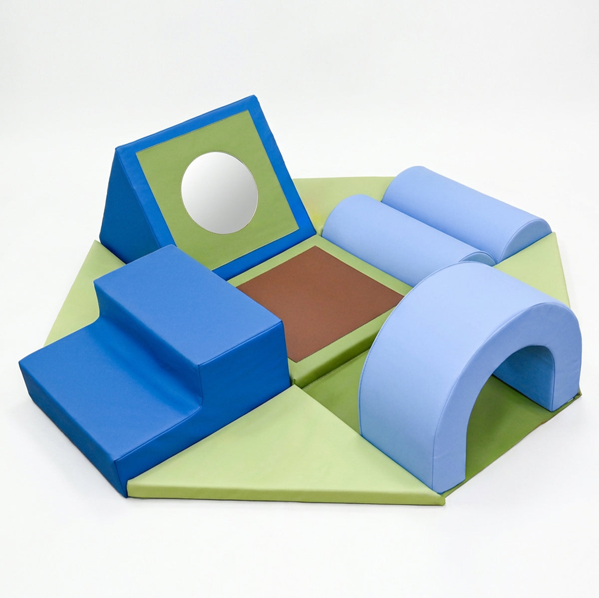 11-Piece Soft Play Shape Obstacle Course – Woodland