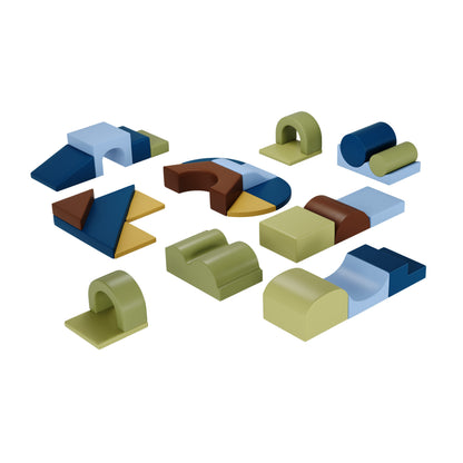 Soft Play Climbing Block Set for Toddlers – Woodland