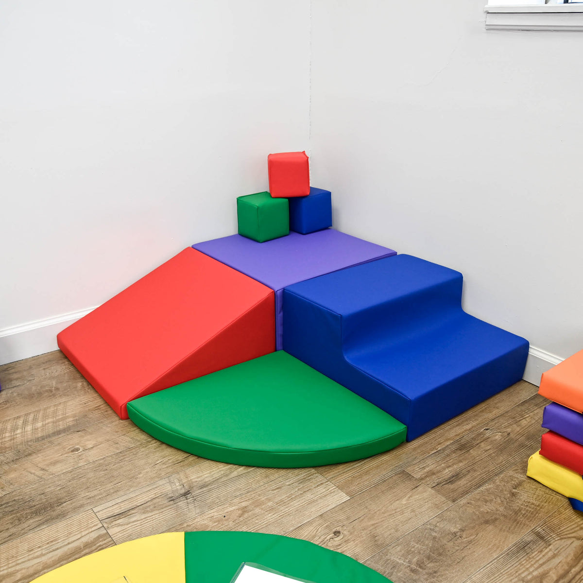 Four-Piece Toddler Corner Climber Set, view 3