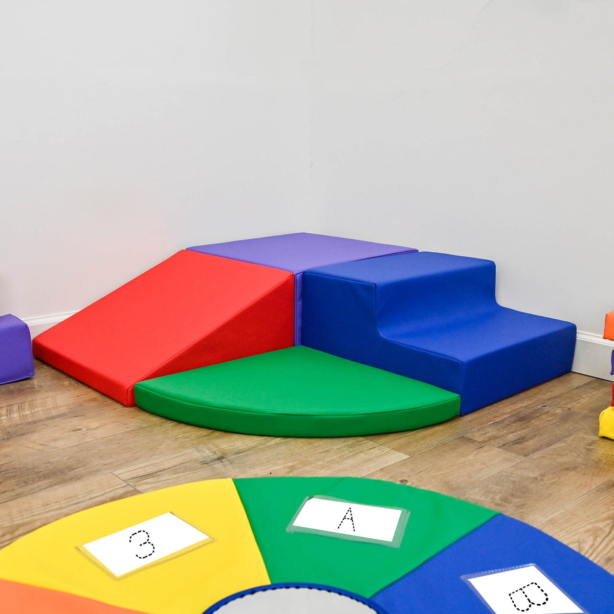 Four-Piece Toddler Corner Climber Set, view 2