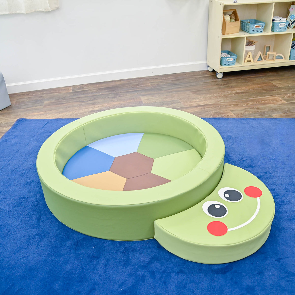Turtle Soft Play Ring for Toddlers with 2" Mat, view 4