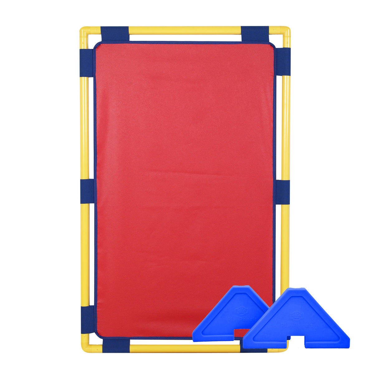 Rectangle Portable Classroom Room Divider Panel, Red / Single / With Support Feet