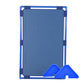 Rectangle Portable Classroom Room Divider Panel, Deep Water Blue / Single / With Support Feet