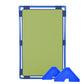 Rectangle Portable Classroom Room Divider Panel, Sage / Single / With Support Feet