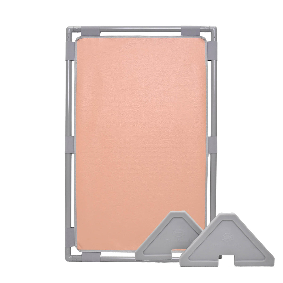 Rectangle Portable Classroom Room Divider Panel, Clay / Single / With Support Feet