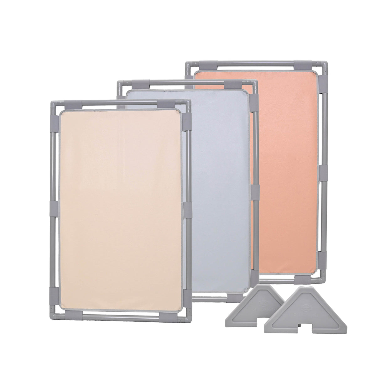Rectangle Portable Classroom Room Divider Panel, Elements / Set of 3 / Complete Set