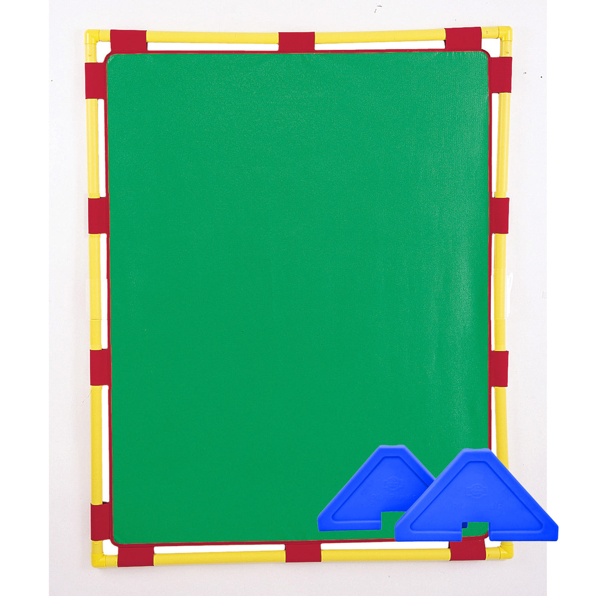 Large Rectangle Portable Classroom Room Divider Panel, Green / Single / With Support Feet