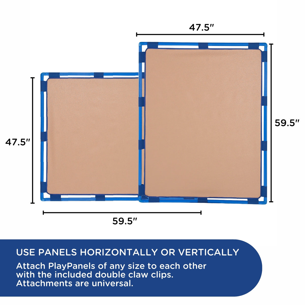 Large Rectangle Portable Classroom Room Divider Panel, view 2