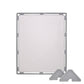 Large Rectangle Portable Classroom Room Divider Panel, Glacier Gray / Single / With Support Feet