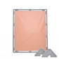 Large Rectangle Portable Classroom Room Divider Panel, Clay / Single / With Support Feet