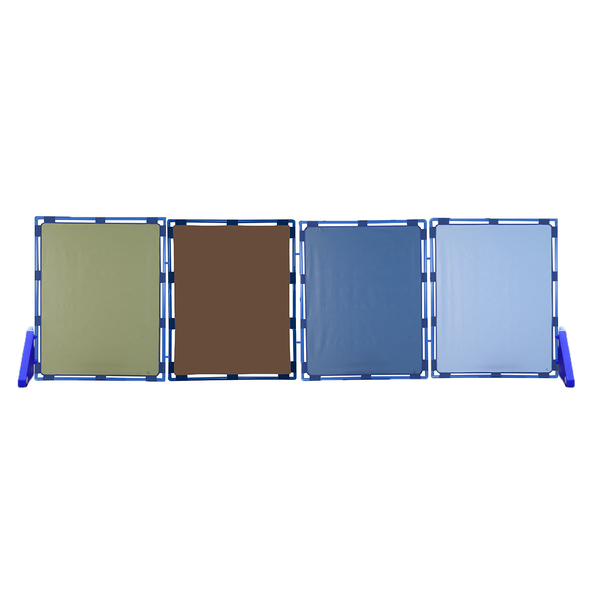 Large Rectangle Portable Classroom Room Divider Panel, Woodland / Set of 4 / Complete Set