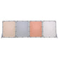 Large Rectangle Portable Classroom Room Divider Panel, Elements / Set of 4 / Complete Set
