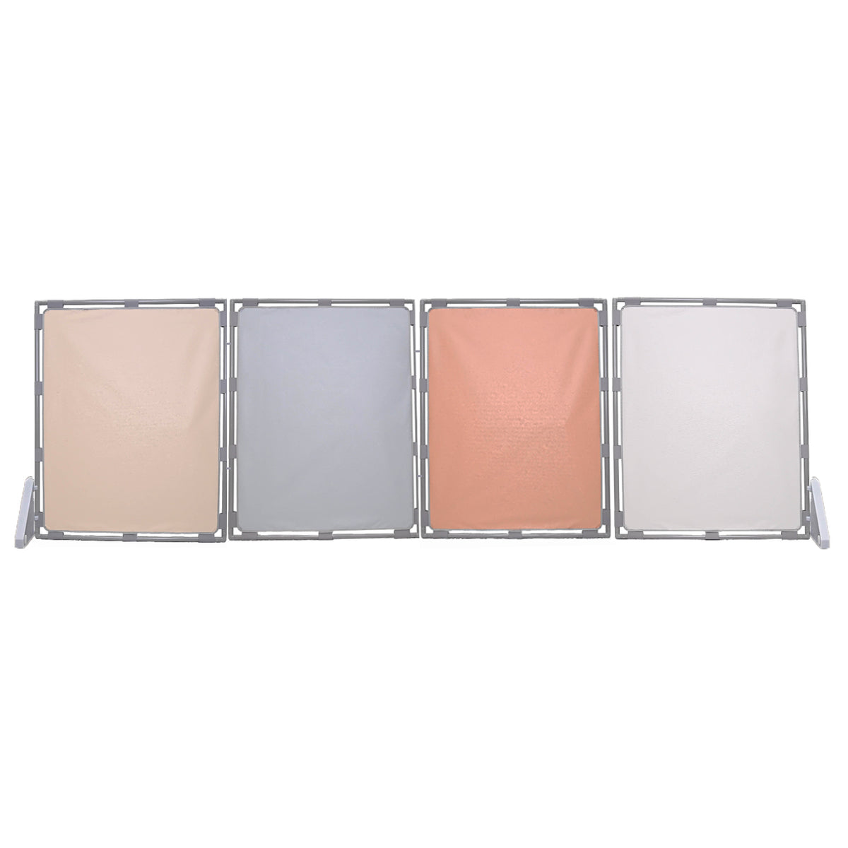 Large Rectangle Portable Classroom Room Divider Panel, Elements / Set of 4 / Complete Set