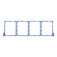 Large Rectangle Portable Classroom Room Divider Panel, Clear / Set of 4 / Complete Set