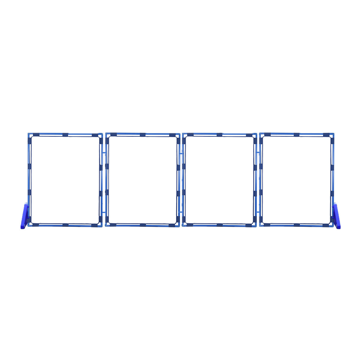 Large Rectangle Portable Classroom Room Divider Panel, Clear / Set of 4 / Complete Set