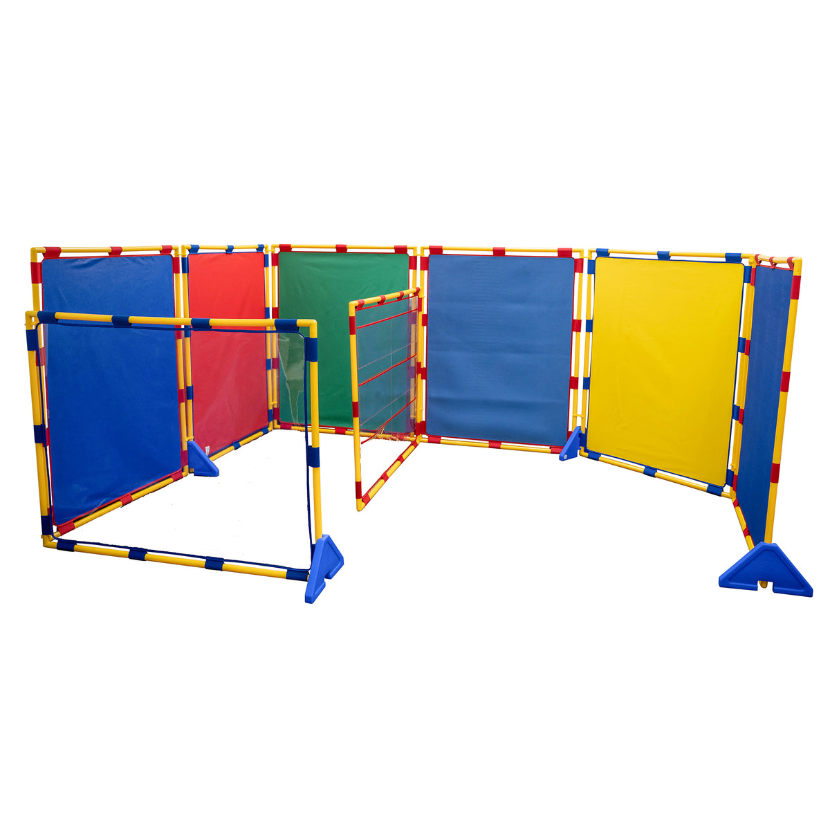 Large Rainbow Classroom Room Divider Set, 8 Panels