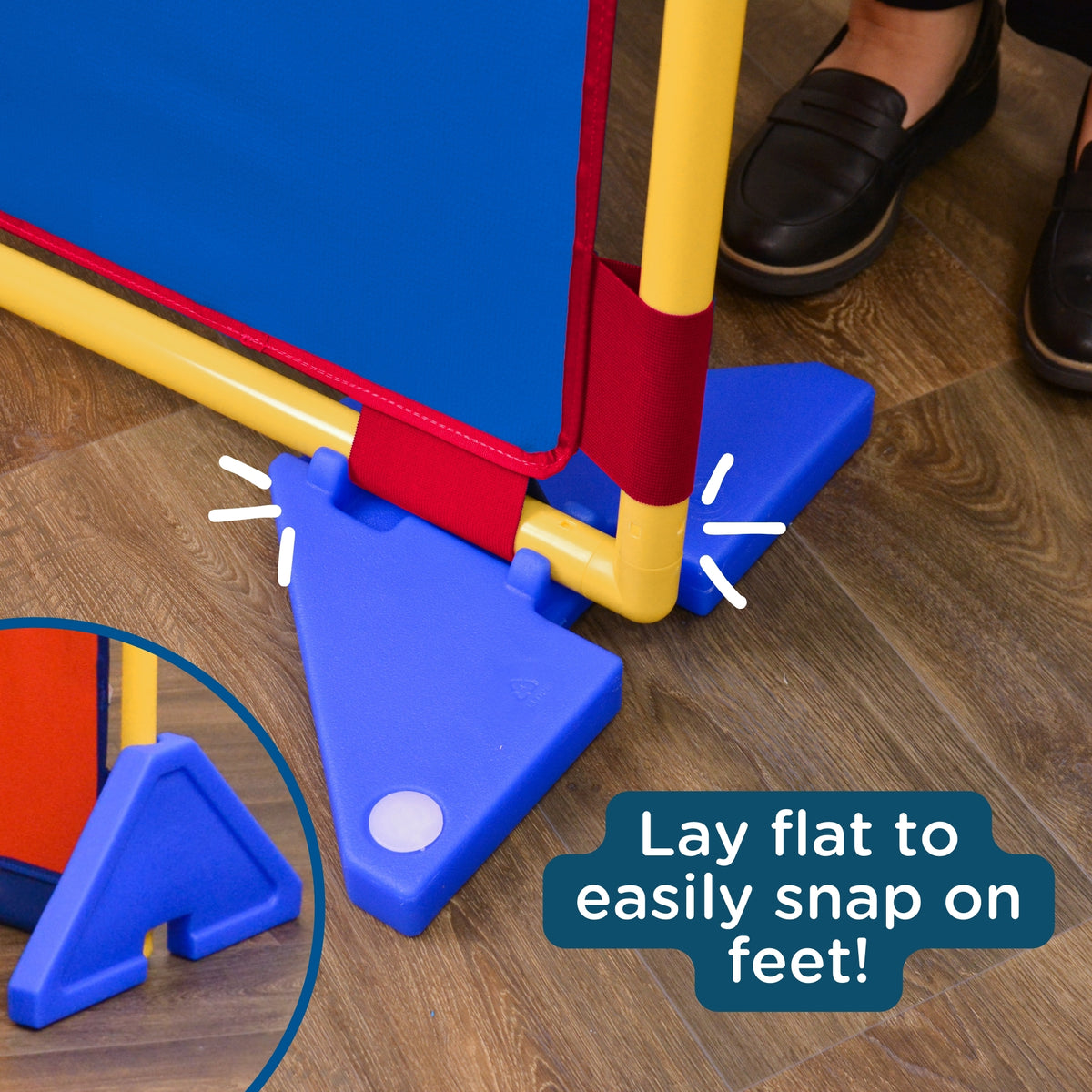 Square Portable Classroom Room Divider Panel Set, view 7
